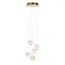 Italux Rosario  arany LED függesztett lámpa (IT-PND-12220121-5A-GD) LED 1 izzós IP20