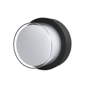 Italux Rosta  fekete LED kültéri fali lámpa (IT-OWL-3062-S-4K) LED 1 izzós IP54