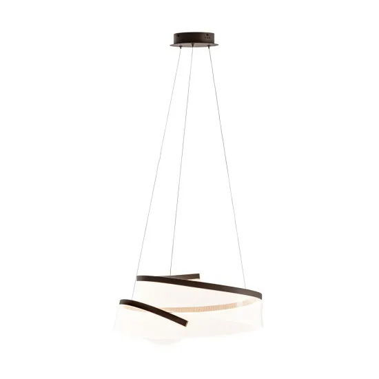 Italux Rustin  kávébarna LED függesztett lámpa (IT-PND-58728-45W-3K) LED 1 izzós IP20