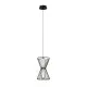 Italux Sanke  fekete LED függesztett lámpa (IT-PND-63849-2-BK) LED 1 izzós IP20