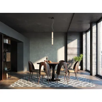 Italux Sanpo  réz-átlátszó LED függesztett lámpa (IT-PND-26384-2V-GD-CL) LED 1 izzós IP20