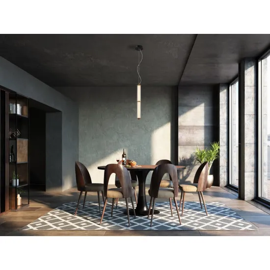 Italux Sanpo  réz-átlátszó LED függesztett lámpa (IT-PND-26384-2V-GD-CL) LED 1 izzós IP20