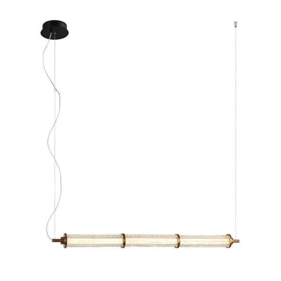 Italux Sanpo  réz-átlátszó LED függesztett lámpa (IT-PND-26384-3-GD-CL) LED 1 izzós IP20