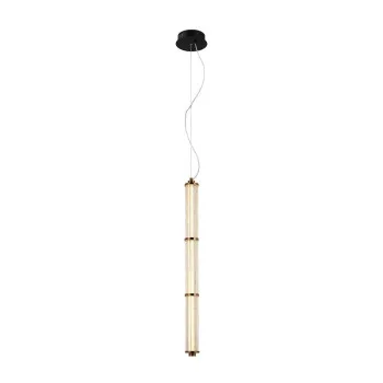 Italux Sanpo  réz-átlátszó LED függesztett lámpa (IT-PND-26384-3V-GD-CL) LED 1 izzós IP20