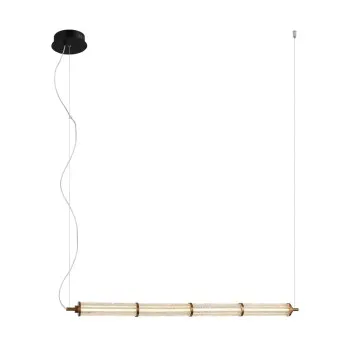 Italux Sanpo  réz-átlátszó LED függesztett lámpa (IT-PND-26384-4-GD-CL) LED 1 izzós IP20