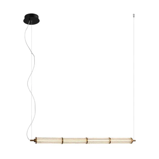Italux Sanpo  réz-átlátszó LED függesztett lámpa (IT-PND-26384-4-GD-CL) LED 1 izzós IP20