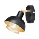 Italux Savio  fekete-arany fali/mennyezeti spotlámpa (IT-SPL-27357-1-BK-GD) E14 1 izzós IP20