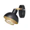 Italux Savio  fekete-arany fali/mennyezeti spotlámpa (IT-SPL-27357-1-BK-GD) E14 1 izzós IP20