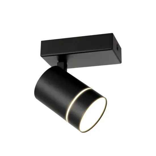 Italux Selma  fekete LED mennyezeti spotlámpa (IT-SPL-31983-1B-BK) LED 1 izzós IP20
