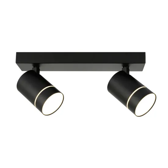 Italux Selma  fekete LED mennyezeti spotlámpa (IT-SPL-31983-2B-BK) LED 2 izzós IP20