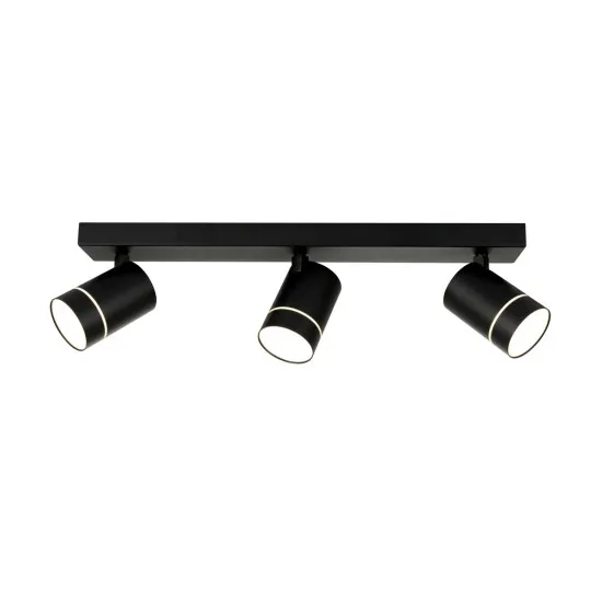 Italux Selma  fekete LED mennyezeti spotlámpa (IT-SPL-31983-3B-BK) LED 3 izzós IP20
