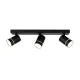 Italux Selma  fekete LED mennyezeti spotlámpa (IT-SPL-31983-3B-BK) LED 3 izzós IP20