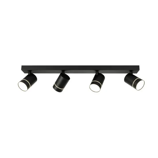 Italux Selma  fekete LED mennyezeti spotlámpa (IT-SPL-31983-4B-BK) LED 4 izzós IP20