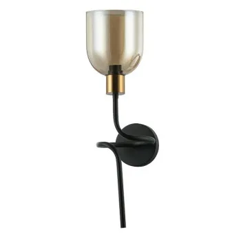 Italux Servio  fekete falikar (IT-WL-66892-1A-BK-AMB) E14 1 izzós IP20
