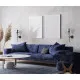 Italux Servio  fekete falikar (IT-WL-66892-1A-BK-SG) E14 1 izzós IP20
