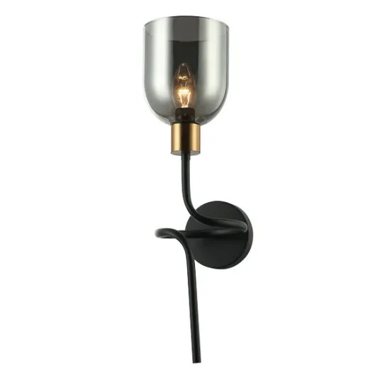 Italux Servio  fekete falikar (IT-WL-66892-1A-BK-SG) E14 1 izzós IP20