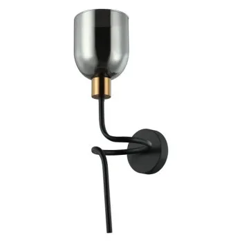 Italux Servio  fekete falikar (IT-WL-66892-1A-BK-SG) E14 1 izzós IP20