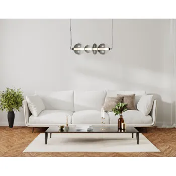 Italux Sonte  matt fekete LED függesztett lámpa (IT-PND-24352-36W-BK-SG) LED 1 izzós IP20