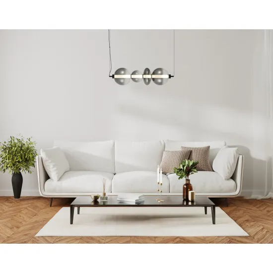 Italux Sonte  matt fekete LED függesztett lámpa (IT-PND-24352-36W-BK-SG) LED 1 izzós IP20