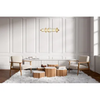 Italux Sonte  antik barna LED függesztett lámpa (IT-PND-24352-40W-AB-AMB) LED 1 izzós IP20