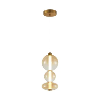 Italux Sonte  antik barna LED függesztett lámpa (IT-PND-24352V-24W-AB-AMB) LED 1 izzós IP20