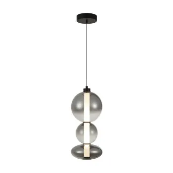 Italux Sonte  matt fekete LED függesztett lámpa (IT-PND-24352V-24W-BK-SG) LED 1 izzós IP20