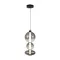 Italux Sonte  matt fekete LED függesztett lámpa (IT-PND-24352V-24W-BK-SG) LED 1 izzós IP20
