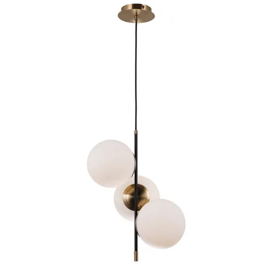 Italux Stelia  bronz-fekete függesztett lámpa (IT-PND-43660-3) E14 3 izzós IP20