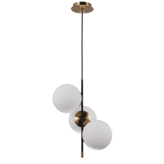 Italux Stelia  bronz-fekete függesztett lámpa (IT-PND-43660-3) E14 3 izzós IP20