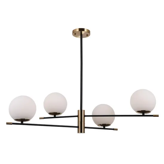 Italux Stelia  bronz-fekete függesztett lámpa (IT-PND-43660-4) E14 4 izzós IP20