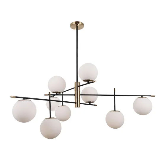 Italux Stelia  bronz-fekete függesztett lámpa (IT-PND-43660-9) E14 9 izzós IP20