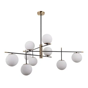 Italux Stelia  bronz-fekete függesztett lámpa (IT-PND-43660-9) E14 9 izzós IP20