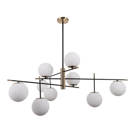 Italux Stelia  bronz-fekete függesztett lámpa (IT-PND-43660-9) E14 9 izzós IP20