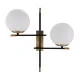Italux Stelia  bronz-fekete falikar (IT-WL-43660-2) E14 2 izzós IP20