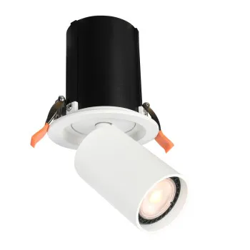 Italux Termo  fehér mennyezetbe építhető lámpa (IT-SPL-50310-1R WH) GU10 1 izzós IP20