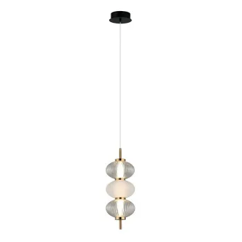 Italux Testa  fehér-füstszínű LED függesztett lámpa (IT-PND-84938-3V-BK) LED 1 izzós IP20
