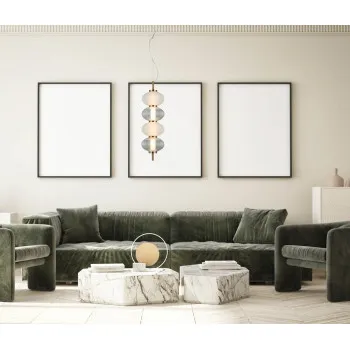 Italux Testa  fehér-füstszínű LED függesztett lámpa (IT-PND-84938-4V-BK) LED 1 izzós IP20