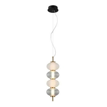 Italux Testa  fehér-füstszínű LED függesztett lámpa (IT-PND-84938-4V-BK) LED 1 izzós IP20