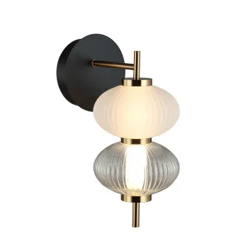 Italux Testa  fehér-füstszínű LED falikar (IT-WL-84938-2-BK) LED 1 izzós IP20