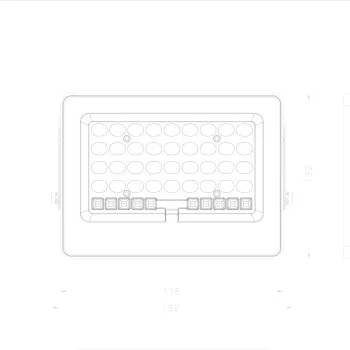 Italux Tiara  szürke napelemes LED kültéri reflektor (IT-SLR-21387-100W) LED 1 izzós IP65