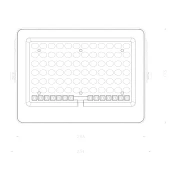 Italux Tiara  szürke napelemes LED kültéri reflektor (IT-SLR-21387-200W) LED 1 izzós IP65