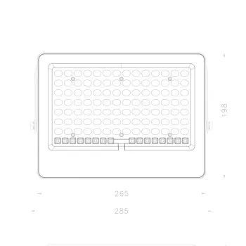 Italux Tiara  szürke napelemes LED kültéri reflektor (IT-SLR-21387-300W) LED 1 izzós IP65