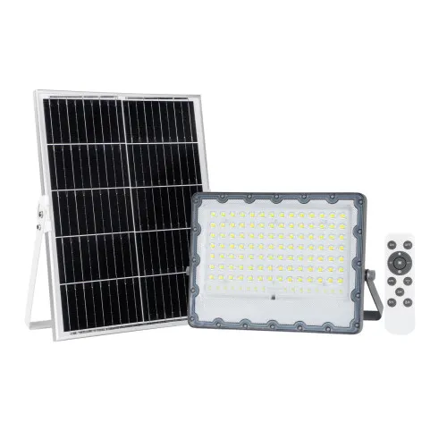 Italux Tiara  szürke napelemes LED kültéri reflektor (IT-SLR-21387-300W) LED 1 izzós IP65