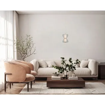 Italux Tica  fehér LED függesztett lámpa (IT-PND-83949-1-BK) LED 1 izzós IP20