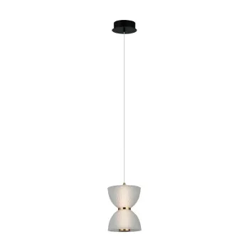 Italux Tica  fehér LED függesztett lámpa (IT-PND-83949-1-BK) LED 1 izzós IP20