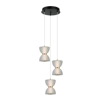 Italux Tica  fehér LED függesztett lámpa (IT-PND-83949-3-BK) LED 1 izzós IP20