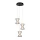 Italux Tica  fehér LED függesztett lámpa (IT-PND-83949-3-BK) LED 1 izzós IP20