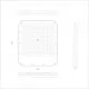 Italux Timbo  szürke LED kültéri reflektor (IT-FD-23913-100W) LED 1 izzós IP65