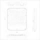 Italux Timbo  szürke LED kültéri reflektor (IT-FD-23913-30W) LED 1 izzós IP65