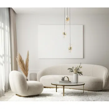 Italux Tonga  fekete-arany LED függesztett lámpa (IT-PND-26374-3-23W-3K-BK-GD) LED 3 izzós IP20